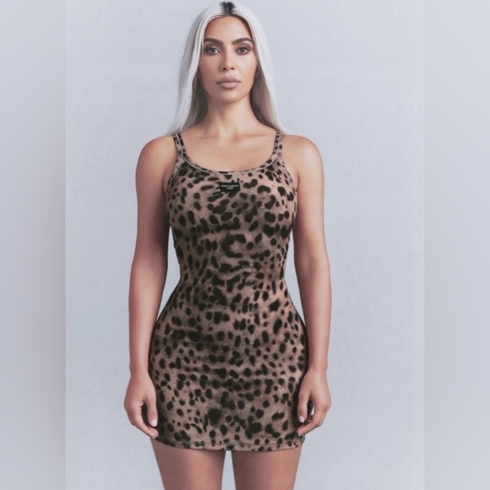 DOLCE&GABBANA x SKIMS COTTON RIB SCOOP TANK MINI DRESS SMALL